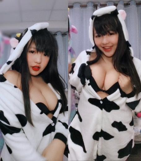 香港網紅中大巨乳Emilia 2019 疑似P站大尺收費圖/片