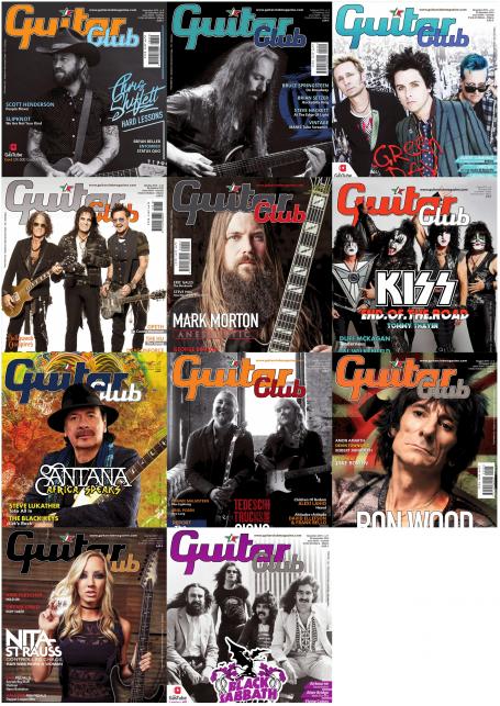 GuitarClub Magazine - Full Year 2019 Issues Collection