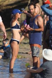 Natalie Portman bikini on the beach