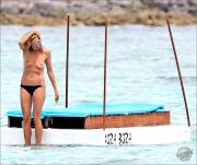 heidi klum bikini topless nude beach